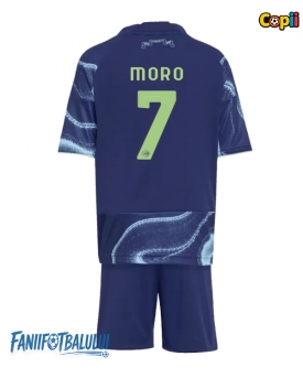 Ajax Raul Moro #7 Echipament de Fotbal Replică 2025-26 Copii Deplasare (+ Șorturi)